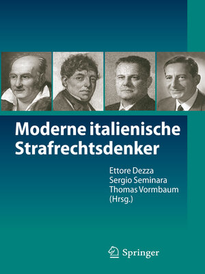 Moderne italienische Strafrechtsdenker - ebook